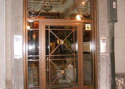 Puertas de portal de forja clasica 