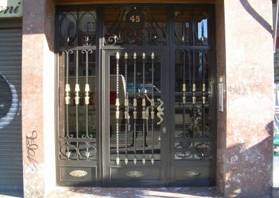 Puertas de portal de forja granada 